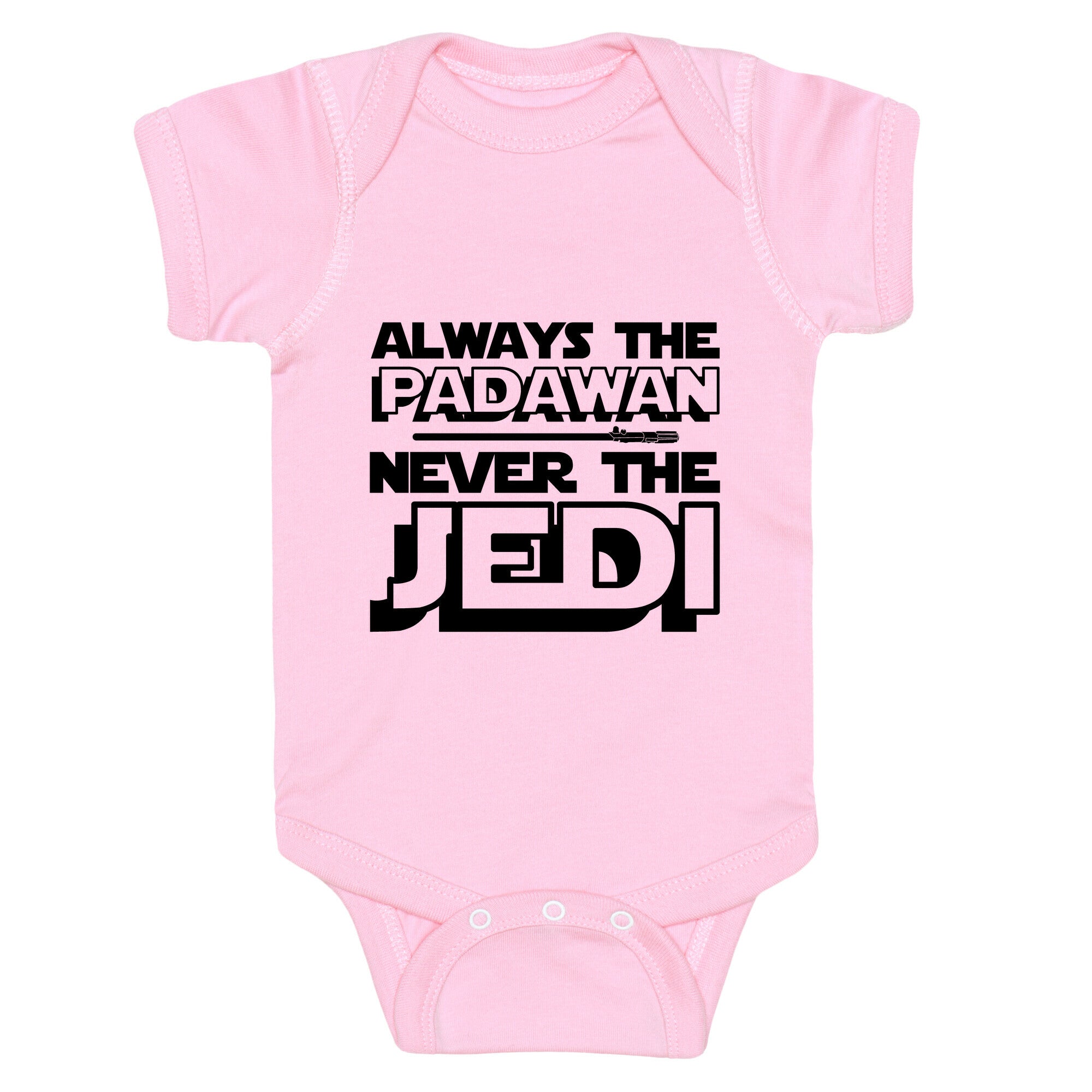 Never The Jedi Baby One Piece